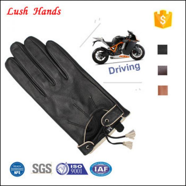 2017 ladies fashion dress tassel soft leather driving gloves #1 image