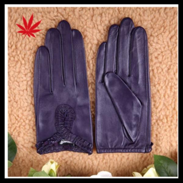 Genuine Sheepskin Leather Driving Gloves unlined women #1 image