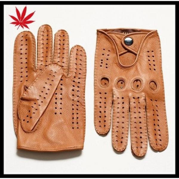 Locomotive model deerskin gloves outdoor sports gloves leather motorcycle #1 image