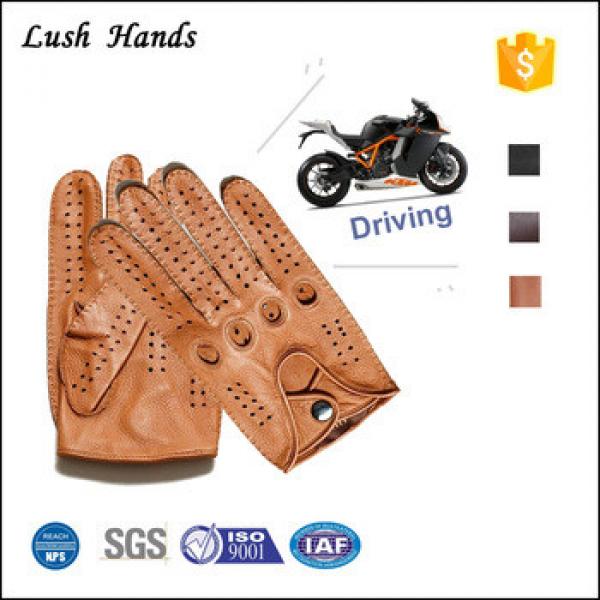 Locomotive model deerskin gloves outdoor sports gloves leather motorcycle racing gloves #1 image
