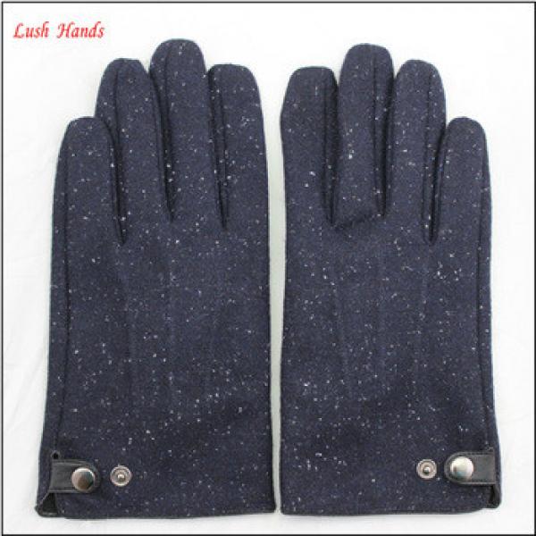 Mens hot sale smart phone touch finger woolen hand gloves with buttons #1 image