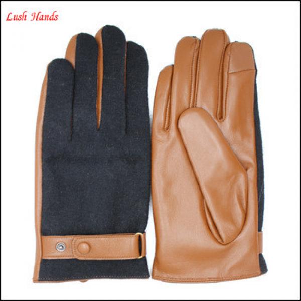 leather gloves mens with woolen and hand gloves manufacturers in china #1 image