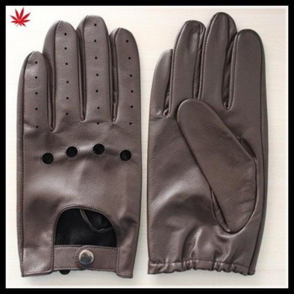men wearing sexy fashion driving brown leather glove #1 image