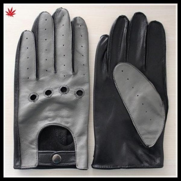 mens fashion high quality leather driving glove #1 image