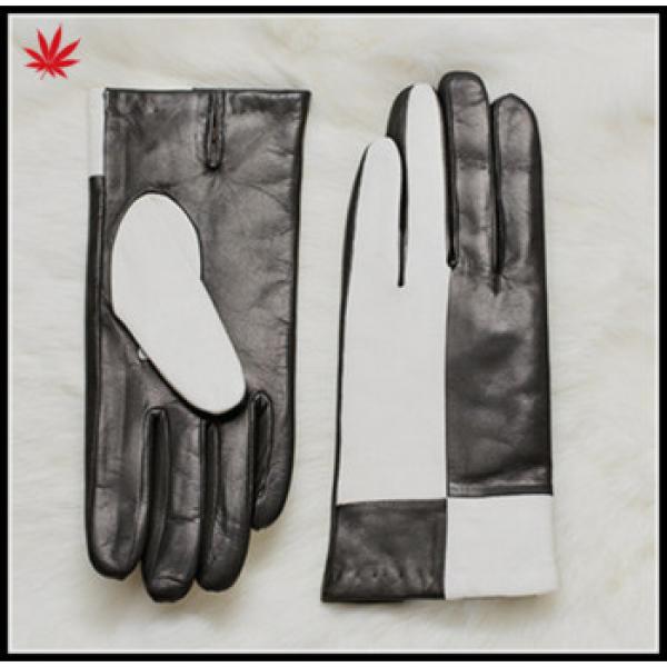 Ladies sheepskin leather gloves touch screen gloves #1 image