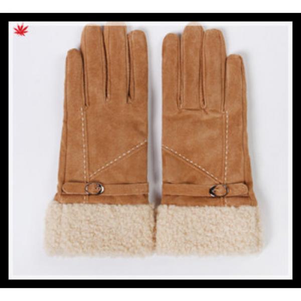 Ladies fashion thick double face winter integration fur gloves #1 image
