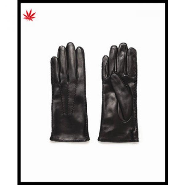 Women&#39;s winter warm Driving touch screen Soft genuine Leather Gloves #1 image