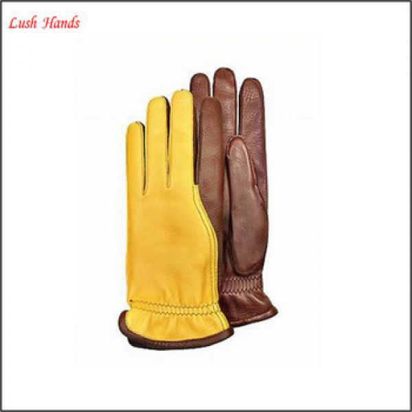 men&#39;s touchscreen sheepskin leather gloves #1 image