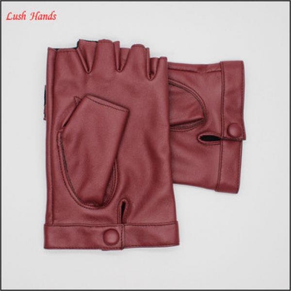 Women&#39;s driving leather gloves goatskin handmade leather gloves #1 image