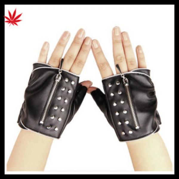 2016 fingerless driving leather hand gloves women #1 image
