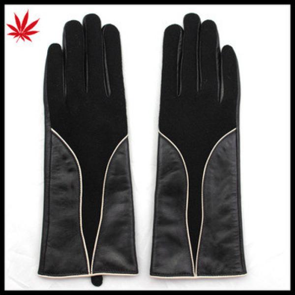 ladies kid leather gloves long leather opera gloves #1 image
