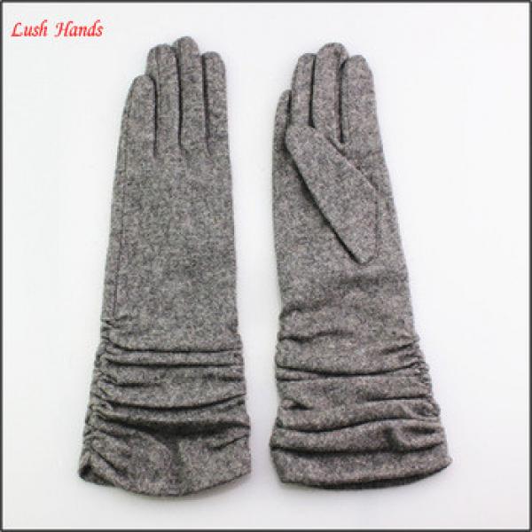 Ladies wearing spring thin long wool gloves #1 image
