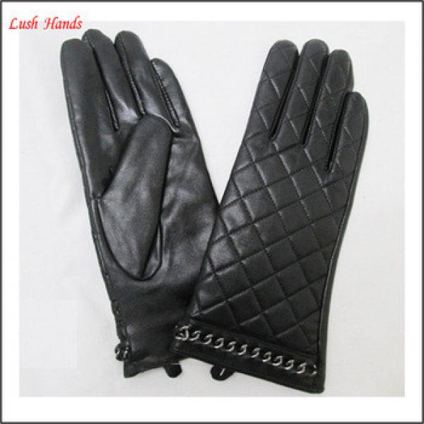 women fashion PU leather gloves hand gloves manufacturers in china #1 image