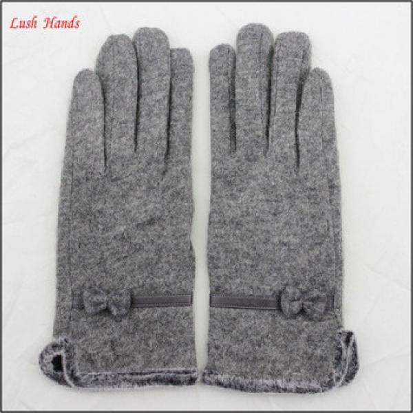 Custom Designs Winter warm women cheap woolen gloves #1 image