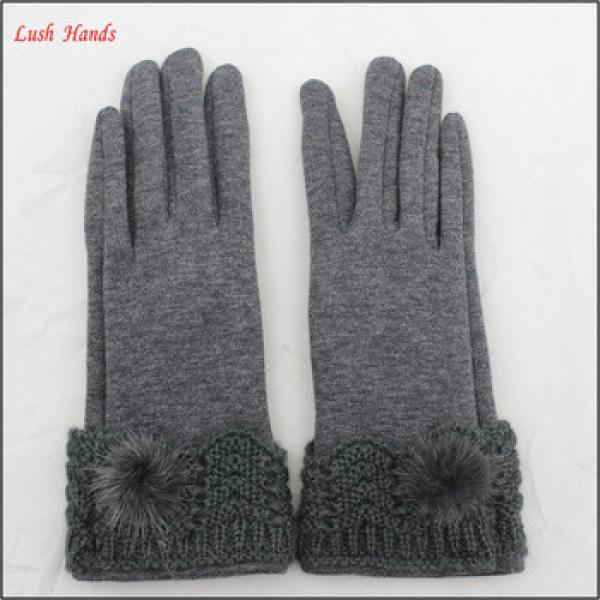 2016 spring micro velvet hand gloves touch finger hand gloves women #1 image