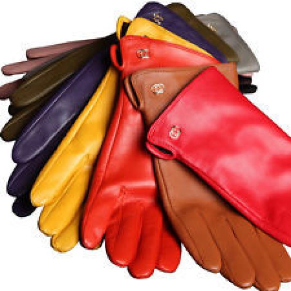 women nappa leather simple plain gloves #1 image