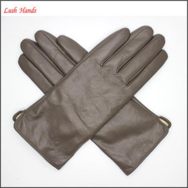 Womens cheap wholesale leather gloves simple style in 2016 #1 image