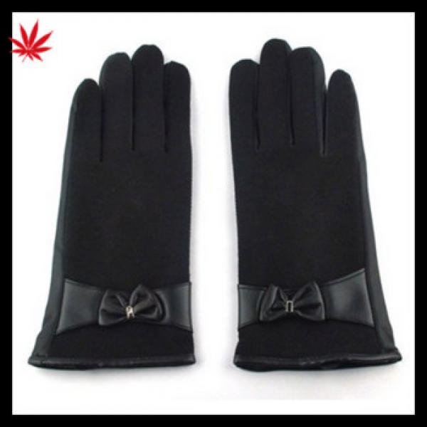 2016 new style leather gloves lady&#39;s fashion cheap leather Gloves #1 image