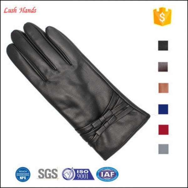 2017 new style women &#39;s fashion winter daily leather gloves #1 image