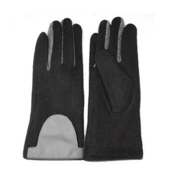 Cheap wholesale ladies woolen gloves with supersoft polyester lining #1 image