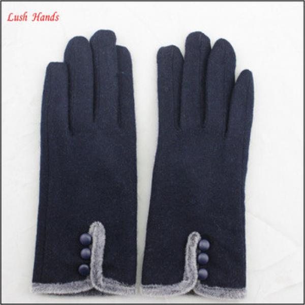Fashion warm faux fur winter women gloves #1 image
