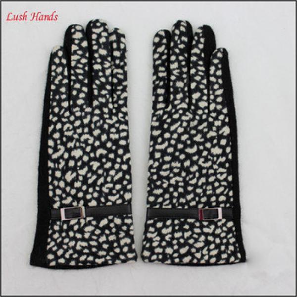 Customized winter warm ladies wool gloves outdoor ladies touch screen wool gloves #1 image