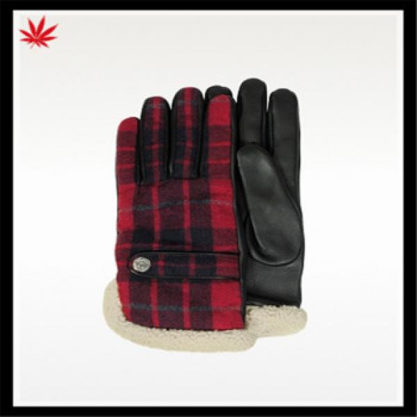 ladies lovely warm woolen gloves with fake fur cuff for wholesale #1 image