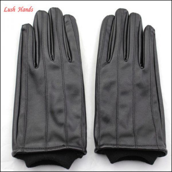 Wholesale new style men fabric leather gloves fashion leather gloves #1 image