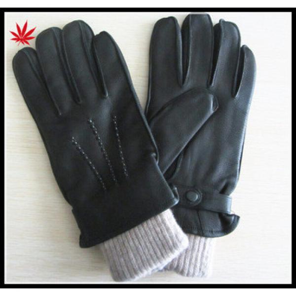 featured deerskin men&#39;s winter leather driving glove #1 image