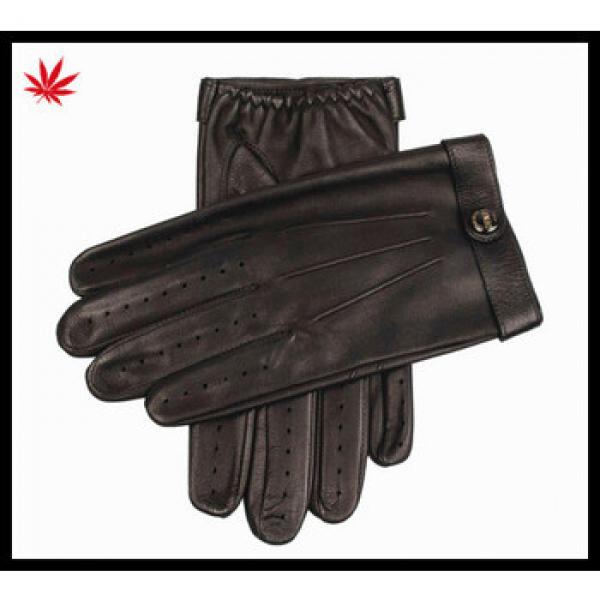 men&#39;s sheepskin driving police leather gloves #1 image