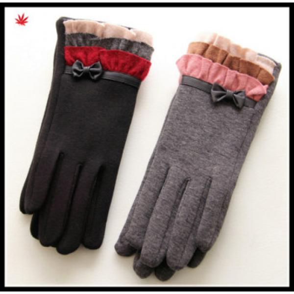 ladies lovely thick woolen gloves for wholesale made in China #1 image