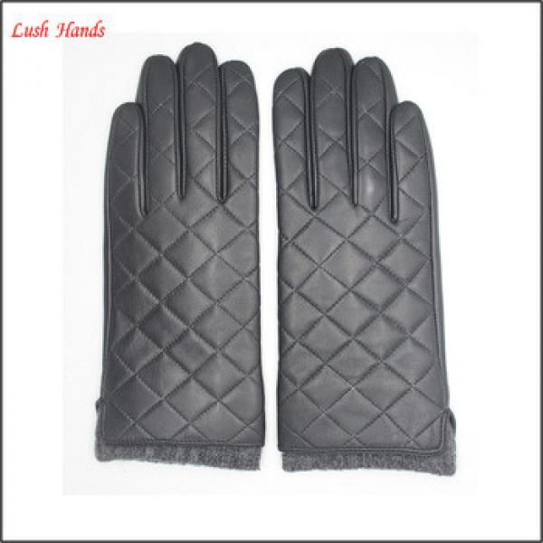 wholesal leather gloves importers for lady black #1 image