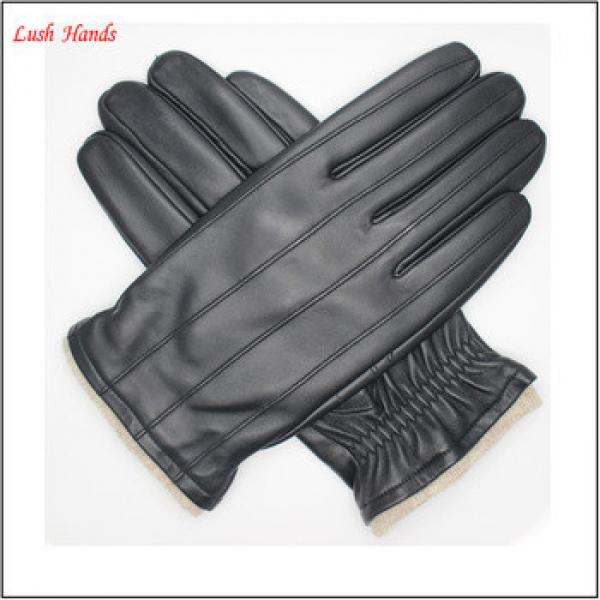 Men&#39;s winter leather gloves fashion and simple leather gloves #1 image