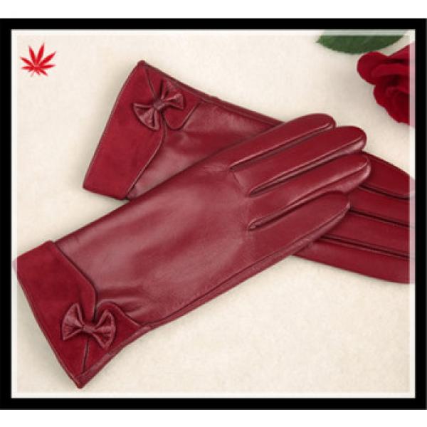 women&#39;s delicate 100% nappa leather gloves with wholesale price #1 image