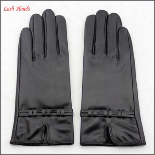 basic style party dresses women high quality leather gloves #1 image