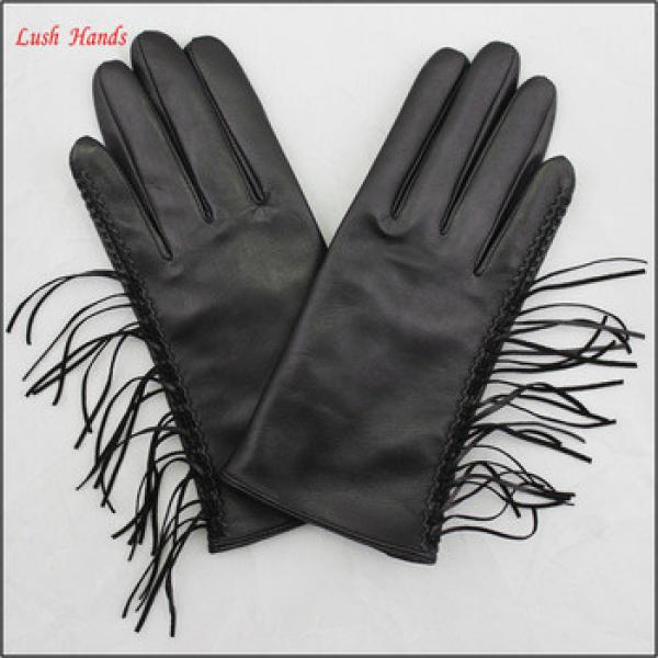 In 2016, the latest fringed leather gloves the best sell .Hot mother fashion gloves #1 image