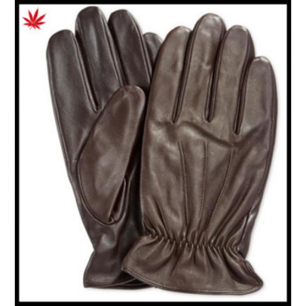 men&#39;s cashmere lined leather gloves winter men gloves #1 image