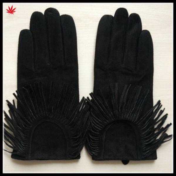fashion tassel suede leather hand gloves women #1 image