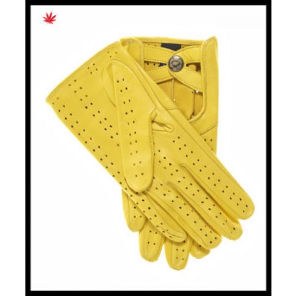 100% genuine new style fashion real leather gloves for ladies #1 image