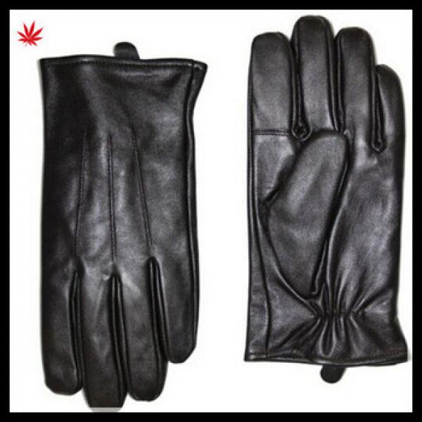 Mens leather gloves leather touch fashion touchscreen gloves #1 image