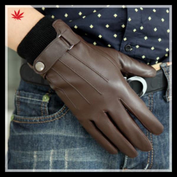 mens real leather gloves made in China for wholesale foreign trade #1 image