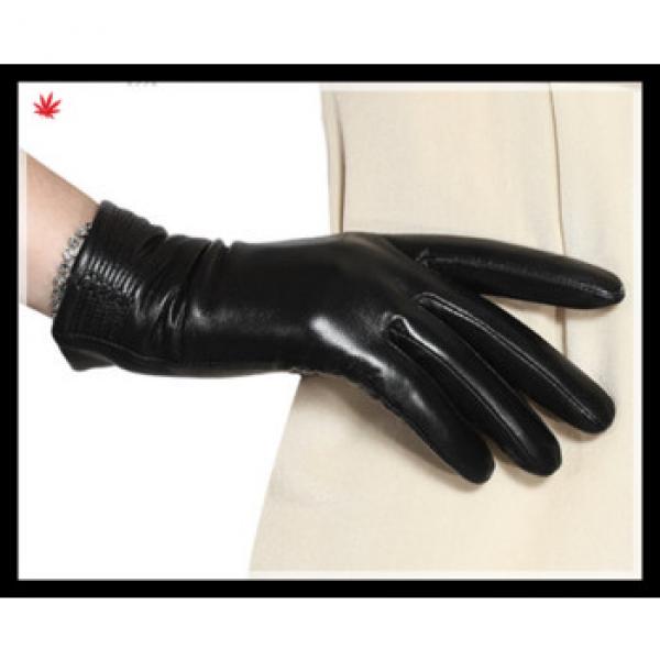 2016 ladies fangle simple genuine leather gloves #1 image