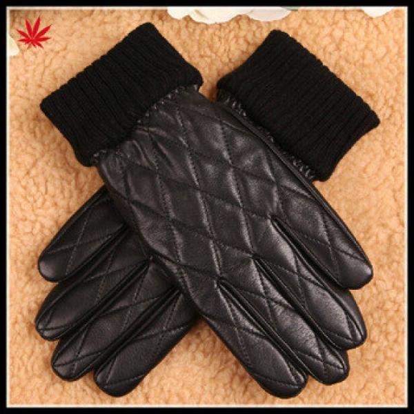 mens leather glove fashion style hot selling genuine leather glove #1 image