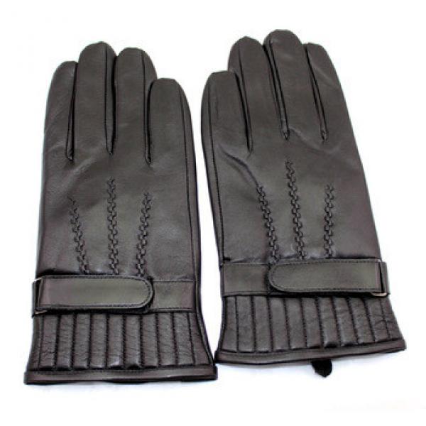 men&#39;s stylish100% sheepskin leather gloves with wholesale price #1 image