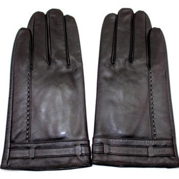 men&#39;s simple style high-quality leather gloves #1 image