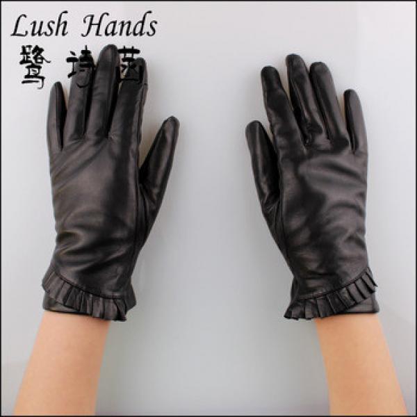 2016 ladies new wholesale leather gloves manufacture in China #1 image