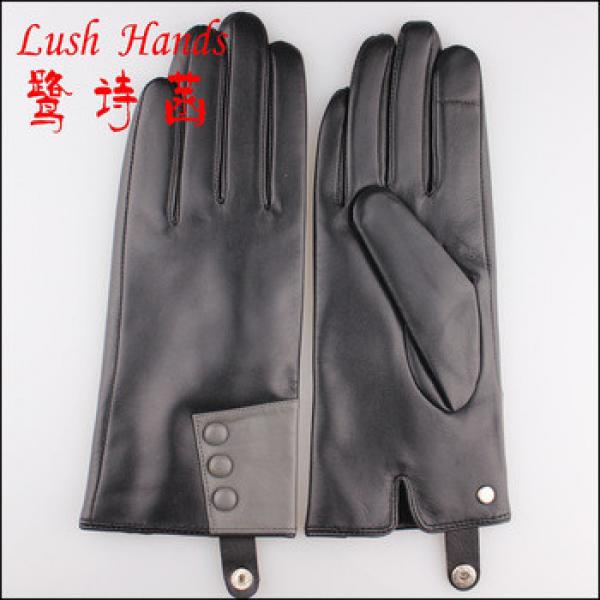 2016 popular fangle genuine leather glove with buttons #1 image