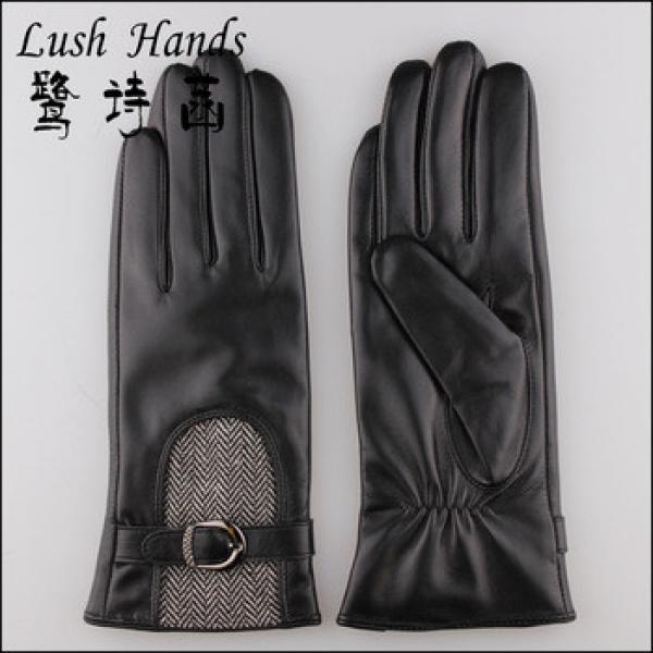 Lady&#39;s high-grade fashion sheepskin leather gloves with wholesale price #1 image