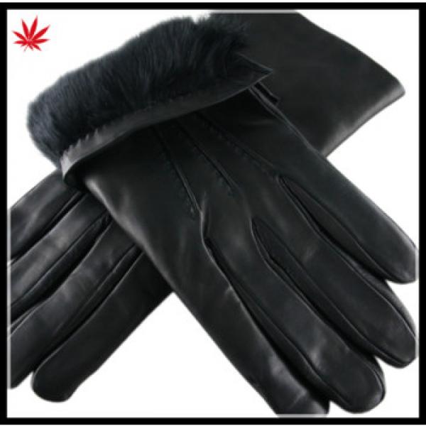 women sex dress best warm leather gloves black patent leather gloves #1 image