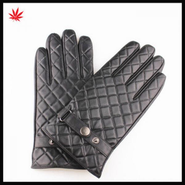 Hot sale leather gloves mens with belts warm leather gloves #1 image